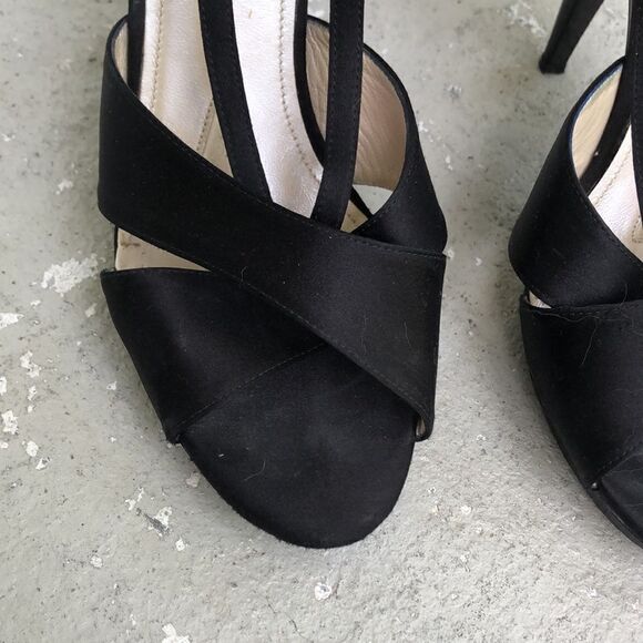 Jil Sanders Satin peep toe - Picture 2 of 9